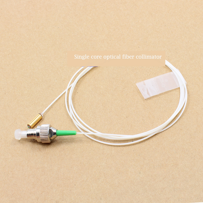 Single Core Optical 파이버 콜리메이터 Gold Plated Tube C-Lens APC Connector - Click Image to Close